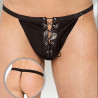 Softline String Homme LACET Noir